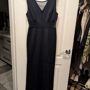 Enfocus Studio Elegant Navy Maxi Dress